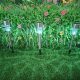 Cross-border new solar plastic LED floor lawn lamp courtyard villa outdoor waterproof landscape lamp