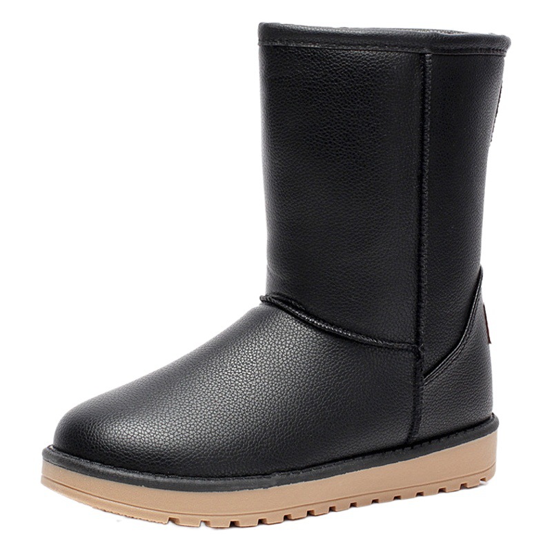 Botas de Nieve de Invierno 2025 para Mujer, Nuevas, Versátiles, Forradas de Felpa, Populares, de Algodón, Estilo Martin, Botas Cortas, Botas de Algodón, Zapatos de Mujer
