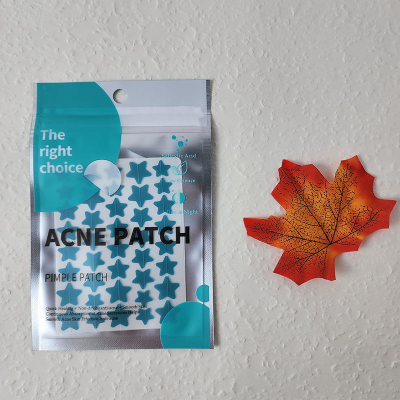ACNE PATCH スターアクネパッチ ハイドロコロイド吸収性ニキビパッチ 膿吸収性フルカラーカラー五芒星ニキビパッチ|undefined