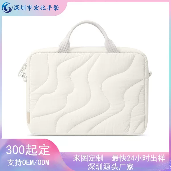Earth Texture Inner Sleeve Computer Bag Women's Laptop Protective Cover Computer Inner Sleeve Bag 14inch Cotton Computer Bag