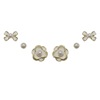 Mountain tea from pearl, advanced earrings, high-quality style, light luxury style, bright catchy style