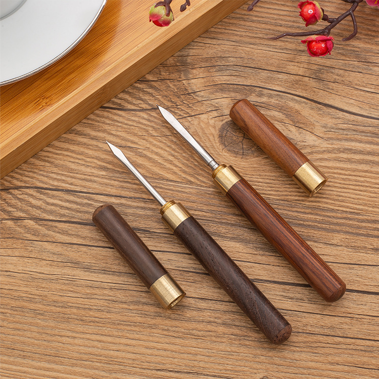 Small ebony tea needle rosewood tea needle black tea fu tea Puer White Tea Tea Tea knife tea ceremony spare parts