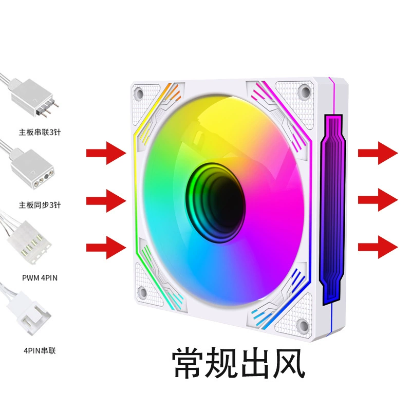 LOVINGCOOL Prism, воздушный вентилятор, бесшумная материнская плата, 12 см