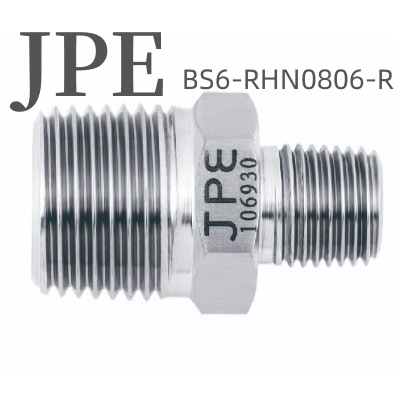 JPE  外螺纹变径接头	 BS6-RHN0806-R