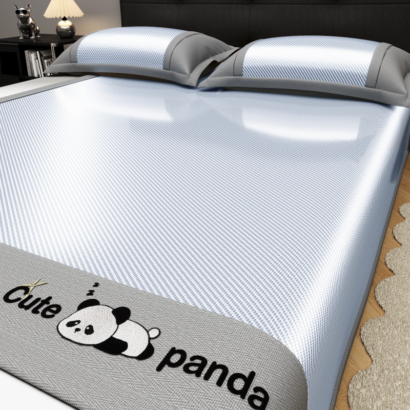 Ice Silk Mat Summer 2025 New Rattan Mat Summer Ice Rattan Mat Children and Infants Can Use Mat Ice Silk Mat Wholesale