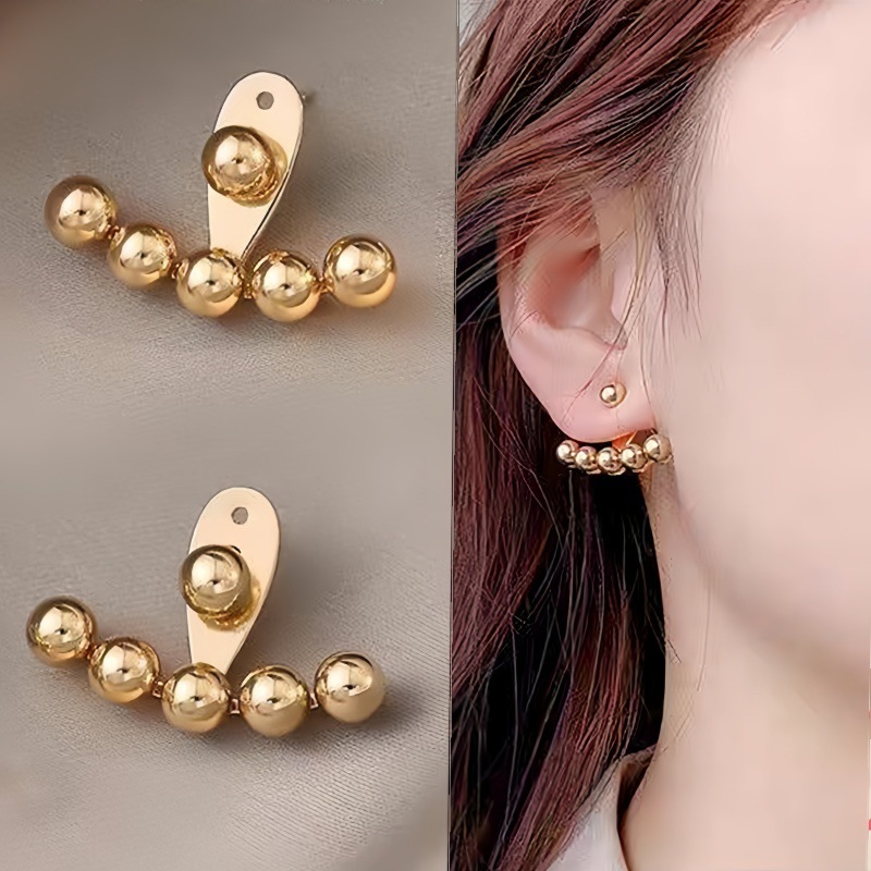 越境ファッション人気商品、高級感のある船型ステンレスイヤリング、マット仕上げのイヤリング、アクセサリー工場卸売|undefined