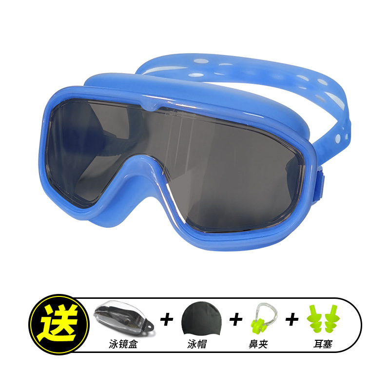 Set de Gafas de Natación para Adulto de PC Impermeable y Antivaho para Natación