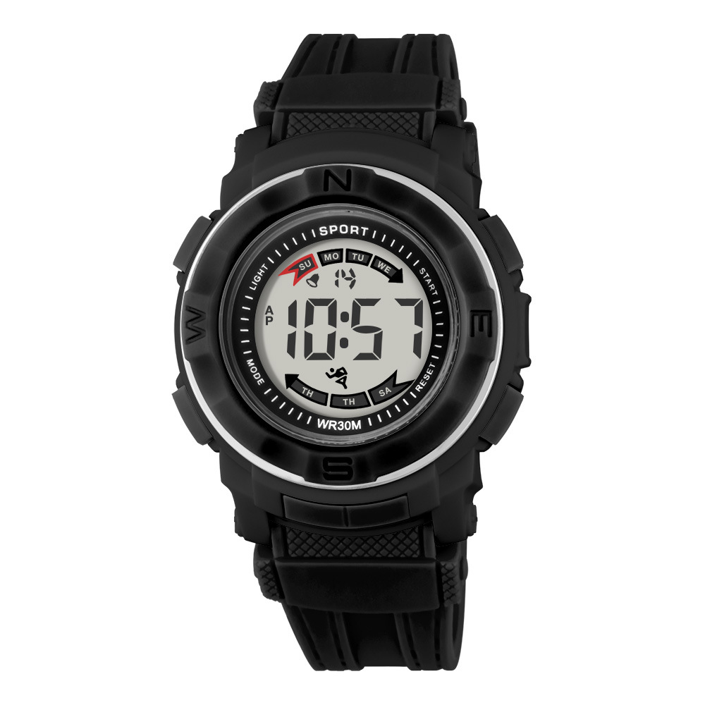 Cronógrafo deportivo coreano alarma estudiantes pequeños relojes multifuncionales tendencia juvenil luz nocturna relojes electrónicos al por mayor