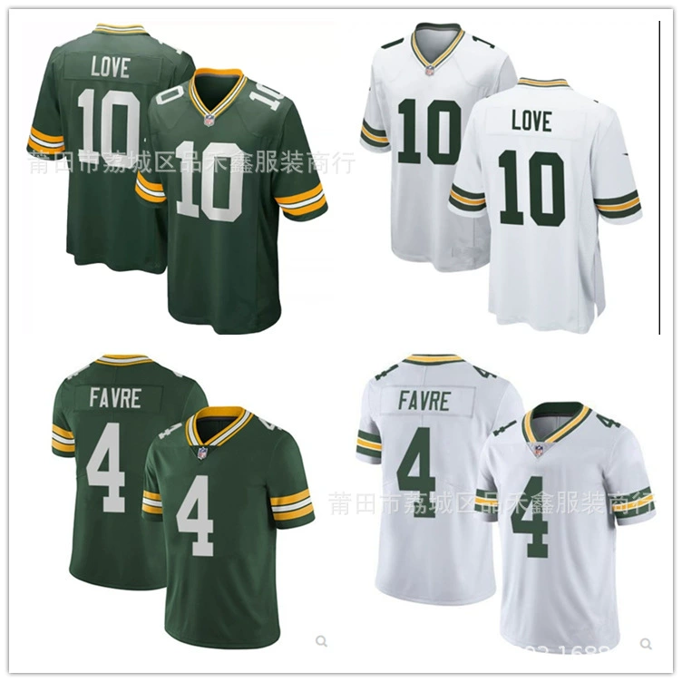 Грин Бенд Пакерс #9 Джерси Уотсона #10 Джерси для регби LOVE