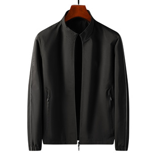 2022 Spring and Autumn New Men's Outdoor Stand Collar Sports Waterproof and Windproof Cross-Border Workwear Jacket