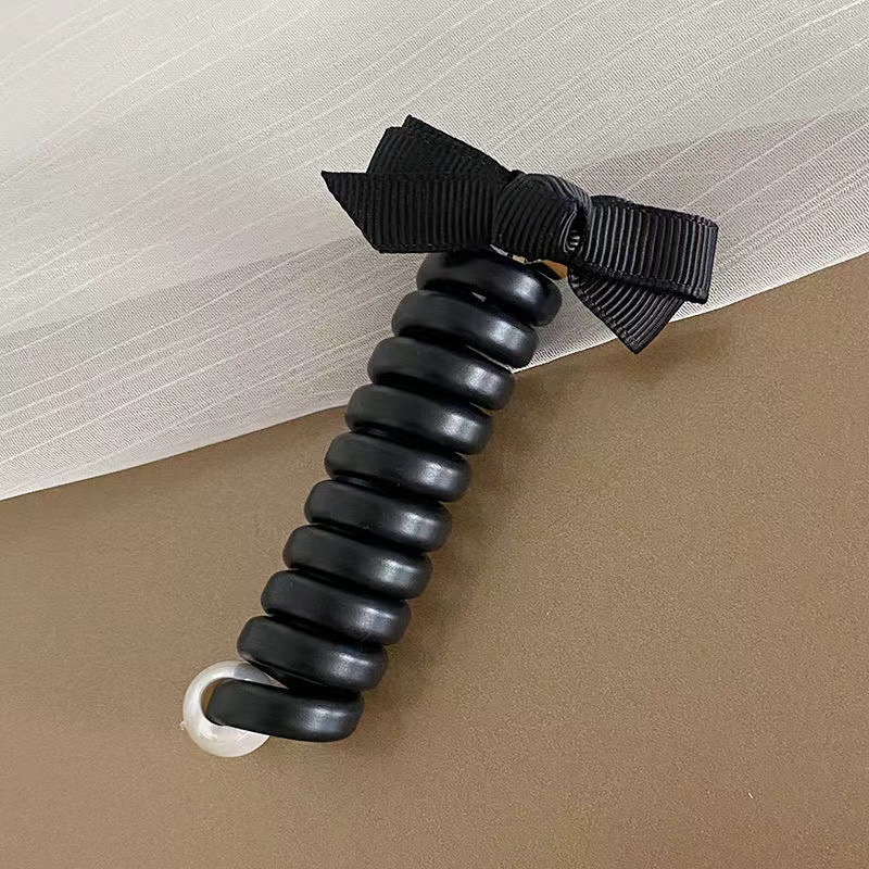 Línea telefónica trenzada transfronteriza, anillo para el cabello, perla, cabello trenzado recto, artefacto femenino, cola de caballo alta, burbuja, cabello trenzado, cuerda, accesorios para el cabello