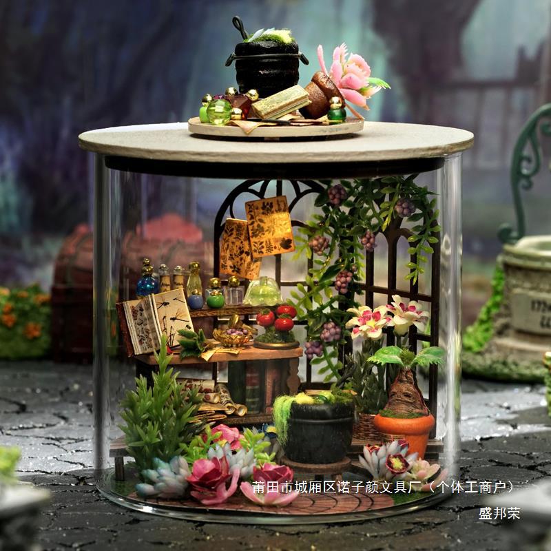 Factory Dream Bottle Handmade diy Cabin Small Birthday Gift Women's House Assembled Model Magic Harry