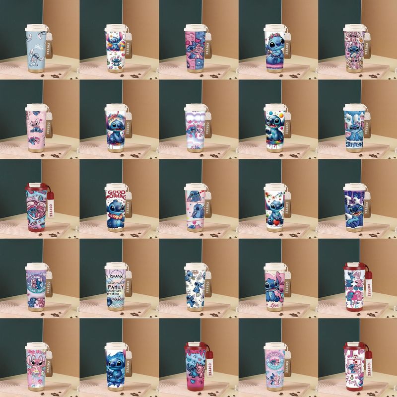 跨境圣诞保温杯316不锈钢铃兰咖啡杯卡通圣诞节日礼品定制水杯|undefined