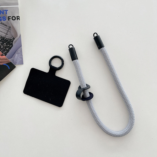 7MM mobile phone lanyard for men and women, personalized wrist strap, short mobile phone rope, bag key chain, anti-lost mobile phone chain