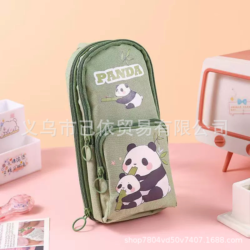 Backpack, capacious pencil case, school cartoon high quality stationery for boys for students, new collection 7
