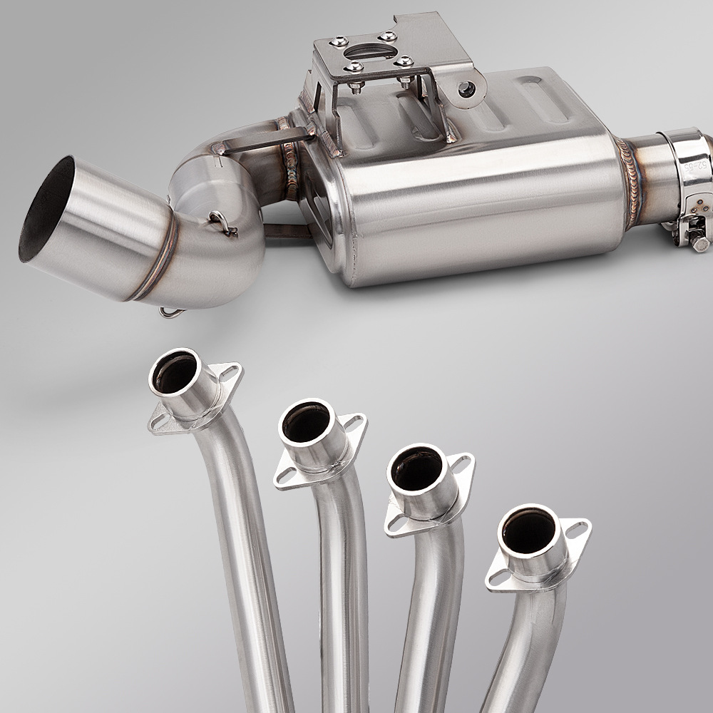 Motorcycle Motorcycle Cbr650 Full Section Exhaust Pipe Modification Front and Rear Muffler Set 2021-2024