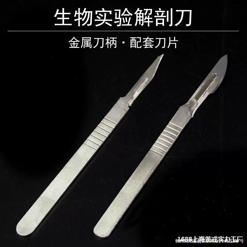 Биологический анатомический нож, инструменты для анатомии, лабораторное оборудование, учебный инструмент № 3, № 4, ручка ножа № 11, № 23, нож