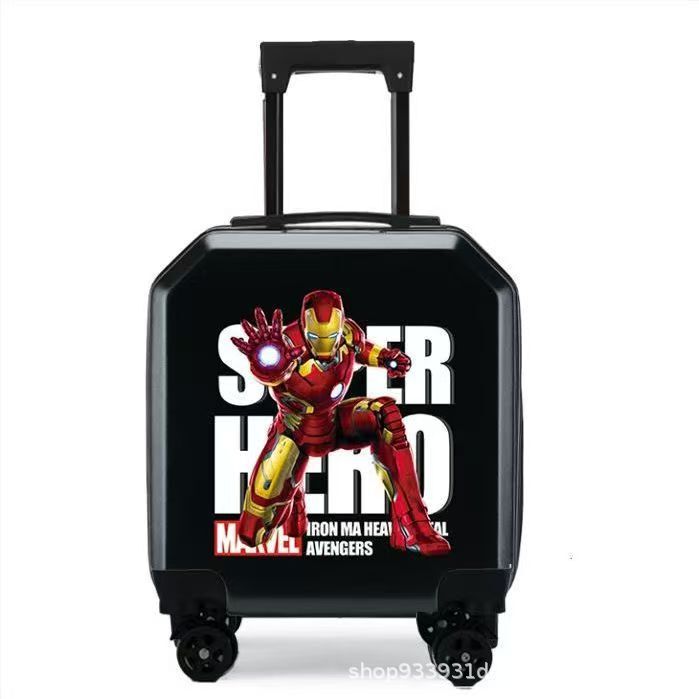 Children's luggage 18inch Silent handle portable suitcase cartoon mini high-appearance trendy carry-on luggage wholesale Children's luggage 18inch Silent handle portable suitcase cartoon mini high-appearance trendy carry-on luggage wholesale