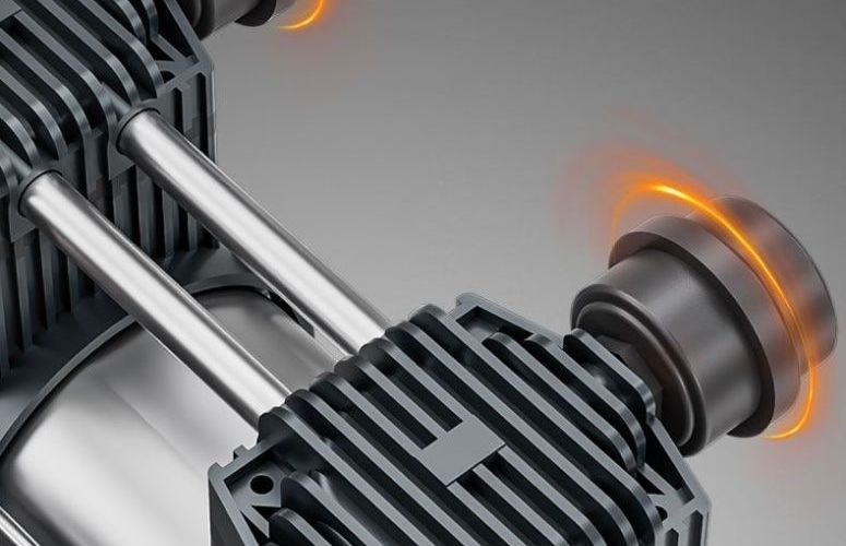 Air Compressor Pump Small 220V Oil-Free Low-Noise Industrial-Grade Woodworking High-Pressure Nail Gun