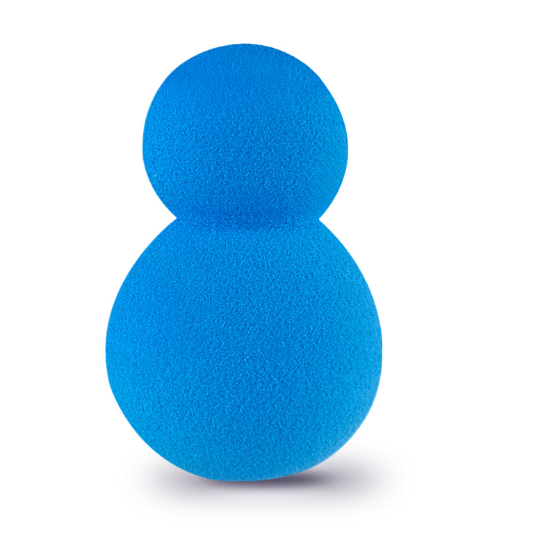 다크 블루 후드 없는 눈사람