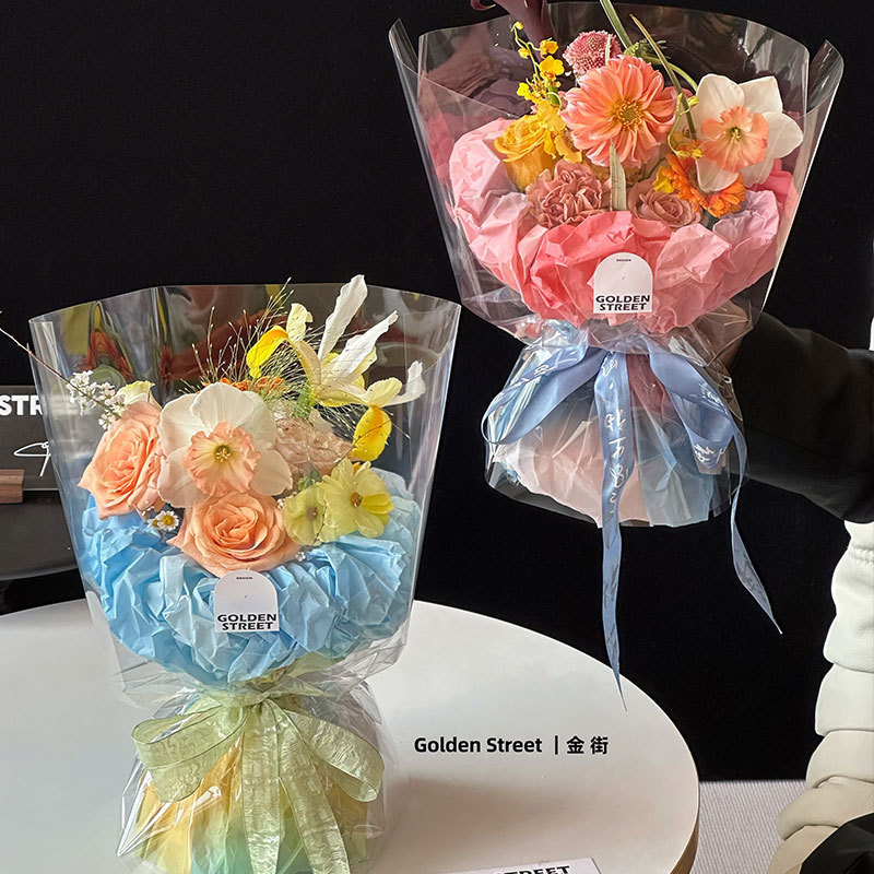 Flor Xi espuma dispersa papel de Sydney flores ramo de flores papel de embalaje mano papel micro impermeable color material DIY