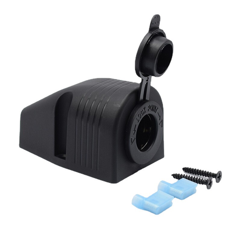 Car 12V cigarette lighter socket motorcycle modified power socket DC12-24V mobile phone charging power socket