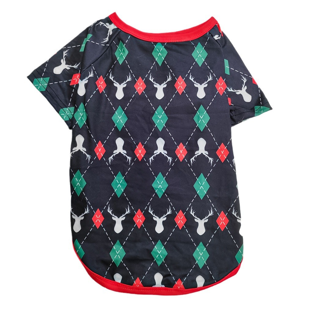Christmas Little strange letters Christmas family dress printed homewear pajamas set_voghion.com
