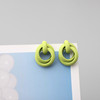 Fresh fashionable cute earrings, 2021 years, simple and elegant design, internet celebrity