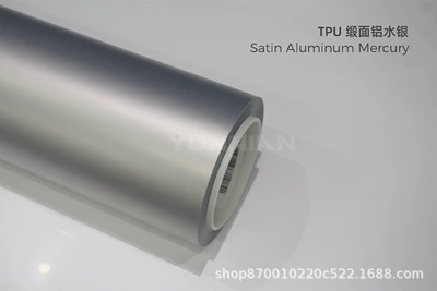Automotive Film Car Wrap Factory Direct Sales - 15215m-5-years-warranty-tpu-matte-aluminum-mercury-water-sticker