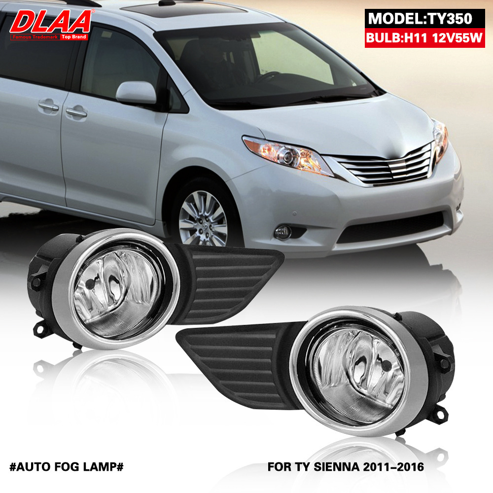 Aplicable a Toyota 11 - 16 años de montaje de lámpara de niebla delantera Senna modelo importado conjunto de lámpara de barra de luz antichoque image 1