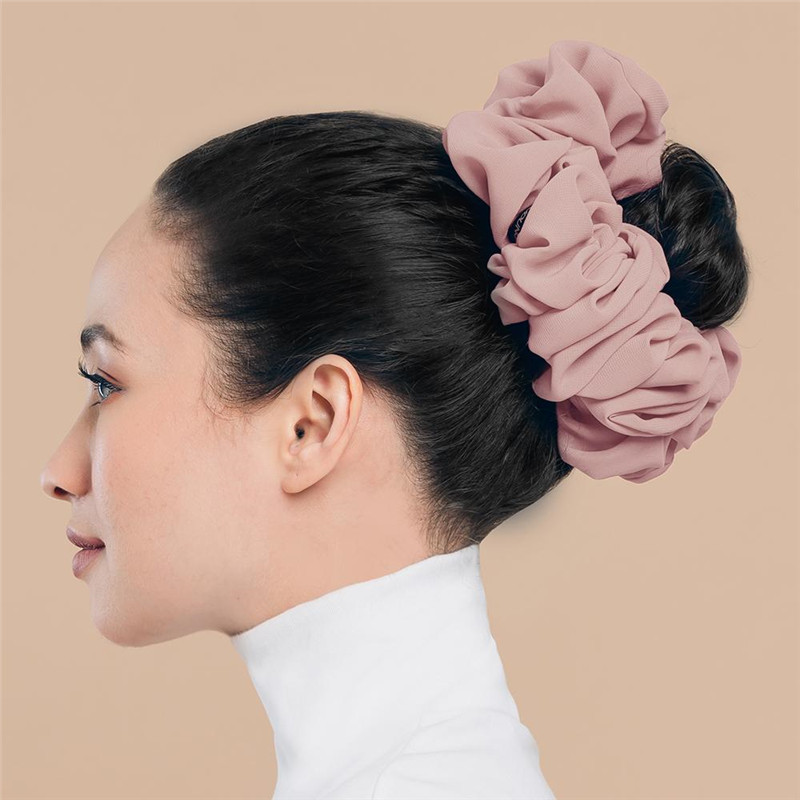 Fashion Solid Color Cloth Handmade Hair Tie 1 Piece display picture 3