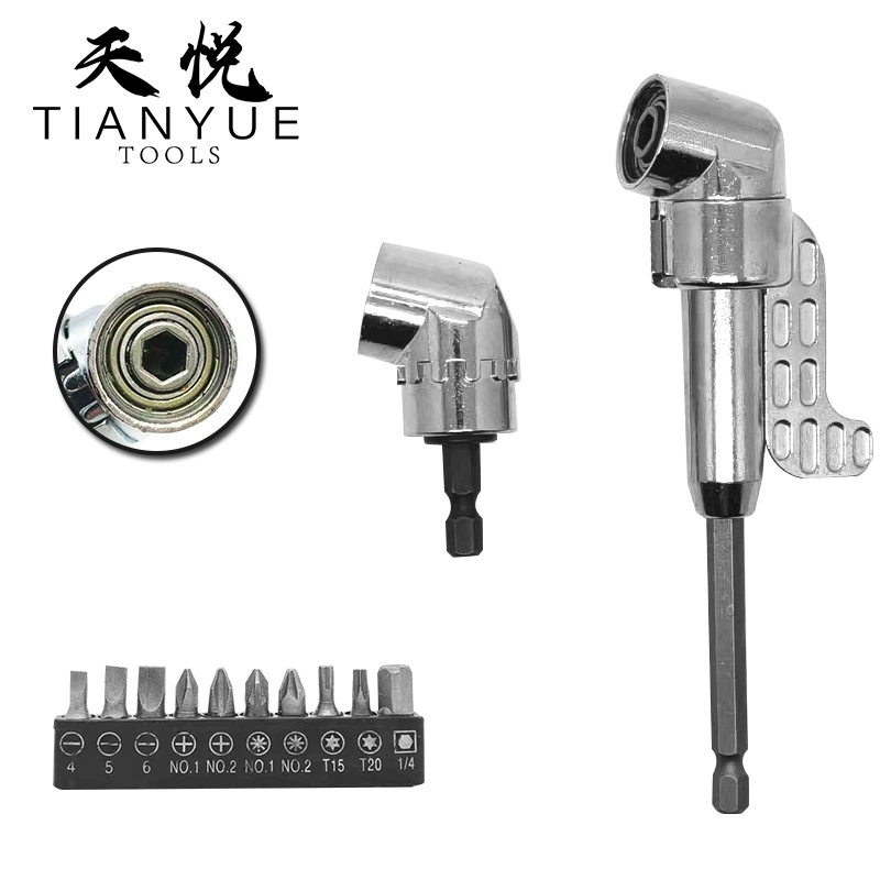 Поверните шарнир отвертки электрическая отвертка поверните инструмент для смены партии и изгиба 105 градусов Угловое устройство с головкой 105 градусов