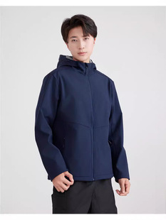 Autumn and Winter New Outdoor Soft Shell Windproof Waterproof Thickened Warm Jacket Men's and Women's Casual Charge Jacket
