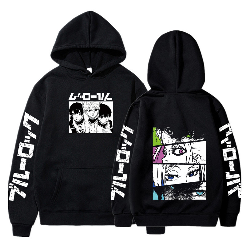 Anime BLUE LOCK Hoodie Fall Winter Long Sleeves Fleece