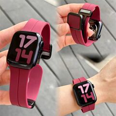 Apple腕時計のアップルs 8/s 9iwatch腕時計の腕時計の567世代のシリカゲルの運動の通用型を適用します。
