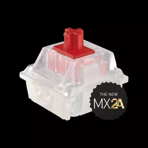 Cherry Cherry MX2A Transparent RGB-Red Shaft-Five Pins