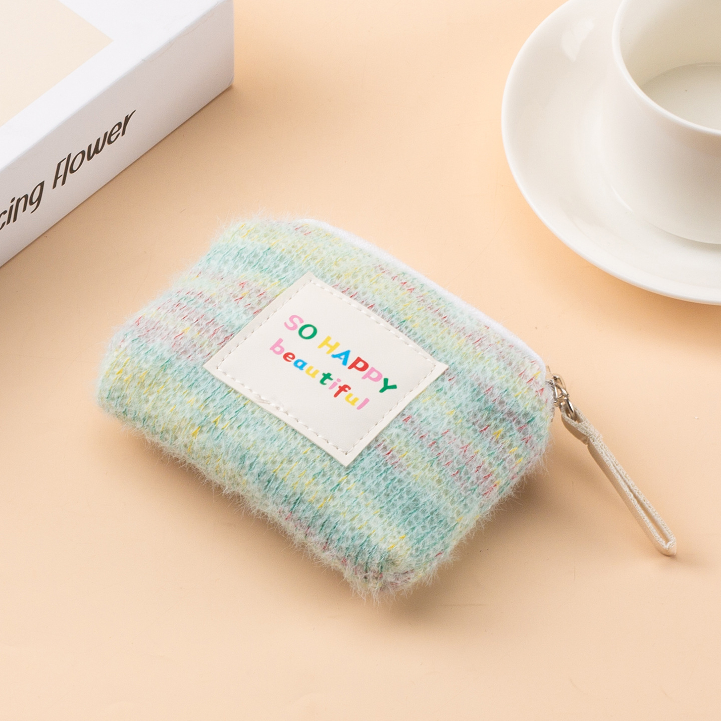 Xiaoxiangfeng creativo lindo portátil adecuado inalámbrico auriculares bluetooth cubierta protectora bolsa de tela suave bolsa de peluche bolsa de lápiz labial bolsa de almacenamiento