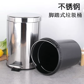 垃圾桶;烹饪勺铲;盘