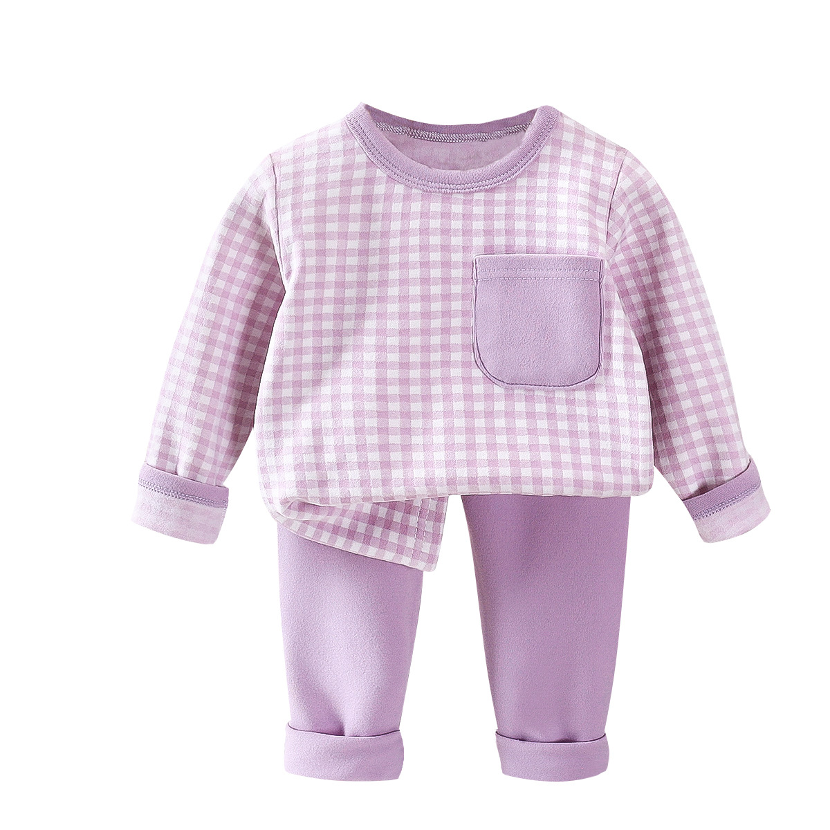 Conjunto de Ropa Interior Térmica para Niños de Poliéster para Otoño e Invierno image 6