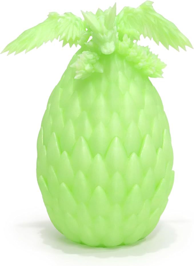드래곤 스케일 계란 세트 날개 빛나는 녹색 13CM 22.5CM 드래곤