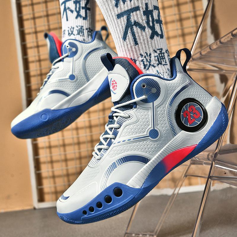 흰색과 파란색 가죽 표면