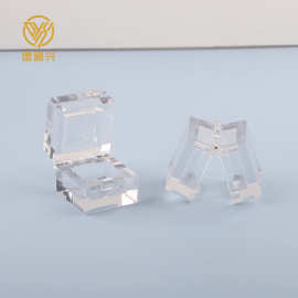 迷你透明水晶小冰块单色眼影盒固体香膏便携方形腮红高光厂家包材