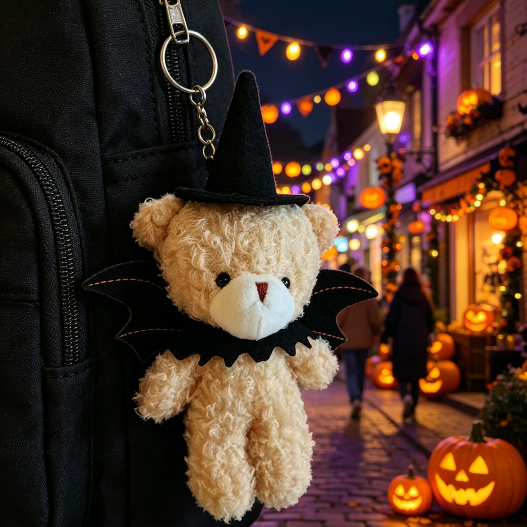 Muñeca de peluche de Halloween colgantes llaveros de Halloween colgantes mochilas muñecas bolsos de estudiantes colgantes