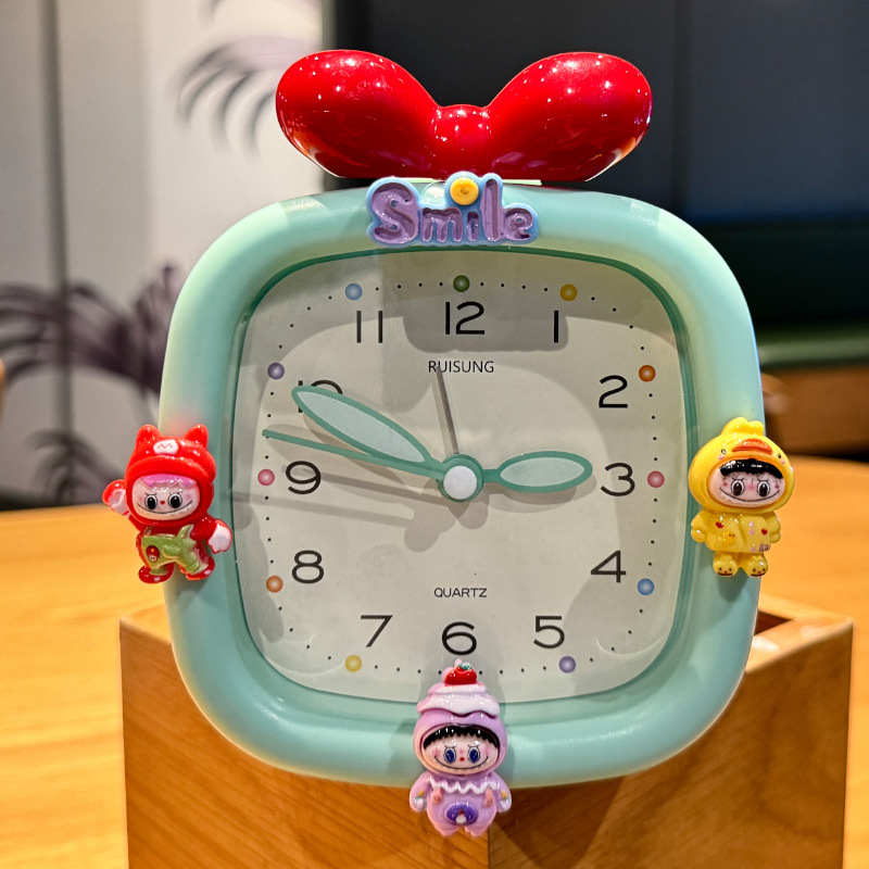 2025 nuevo lindo reloj de despertador especial para estudiantes despertar artefactos del dormitorio de niños silencioso tiempo de caminata reloj de escritorio
