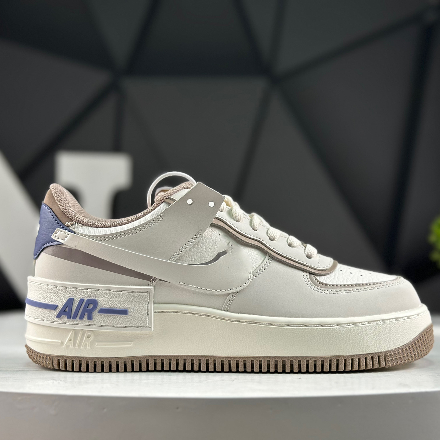 Pure original AF1 Sombra Fuerza Aérea No. 1 macarón deconstruir zapatos de suela gruesa para mujeres zapatos deportivos casuales para estudiantes
