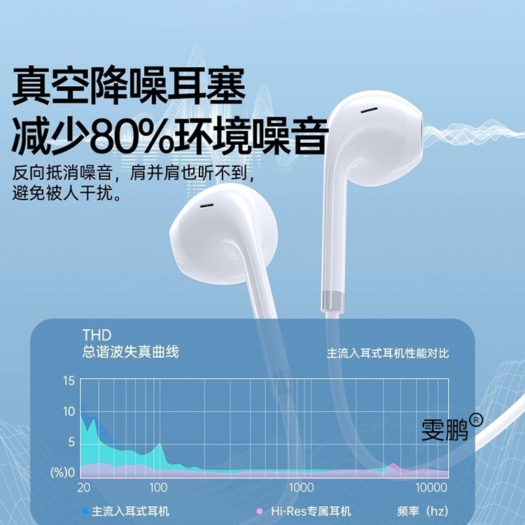 有線ヘッドフォン タイプ C インターフェイス丸穴インイヤー iPad Huawei oppo Xiaomi vivo Apple 696 に適しています|undefined