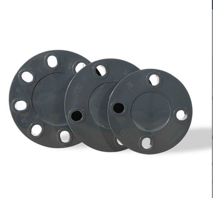 法兰堵板工业级盲板深灰色化工给水盲法兰堵板封板厂家直销规格全