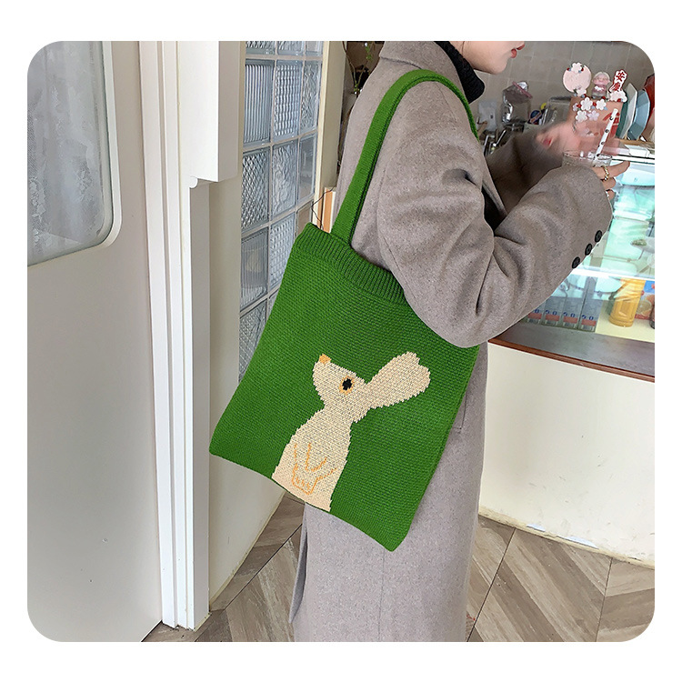 Polyester Material Animal, Cat Pattern All Seasons Season Women's Polyester Animal Cat Cute Square Open Shoulder Bag