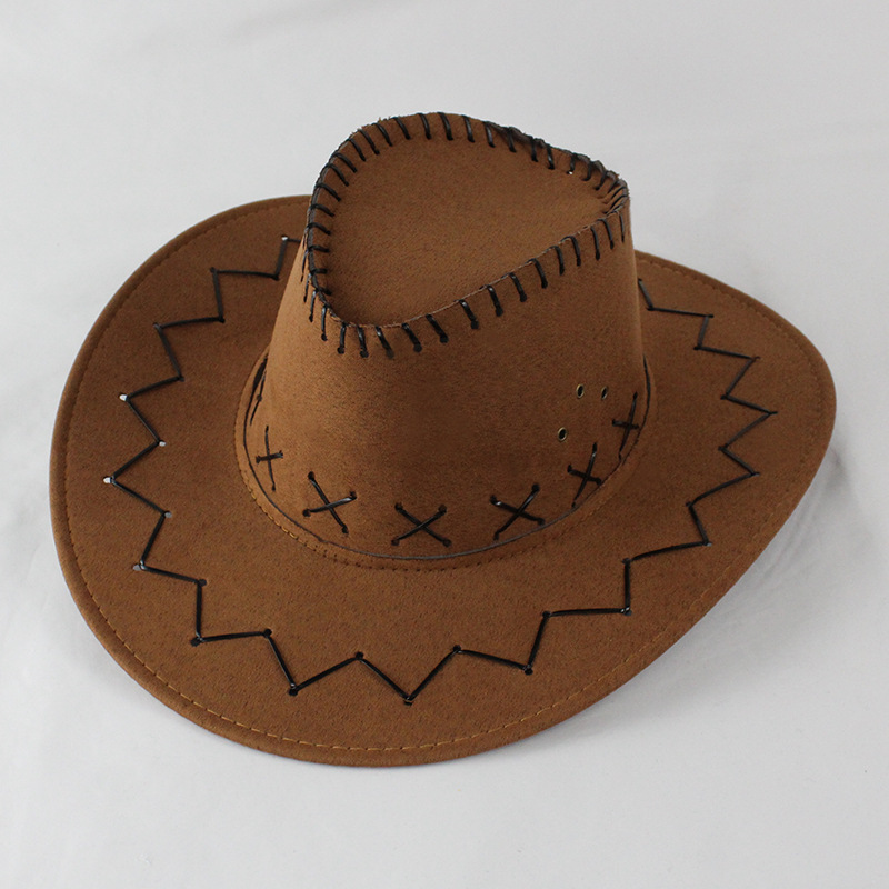 Sombrero de mezclilla occidental sombrero de sol de playa hombres y mujeres Xinjiang pastizales ala grande sombrero superior niños americanos todo partido Amazon