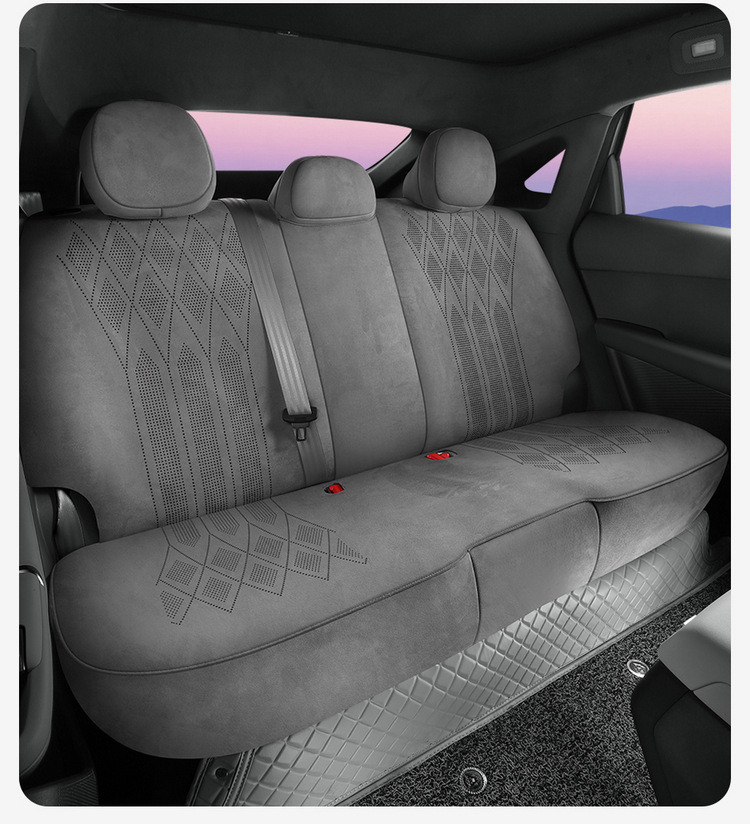 26 Models of Xpeng Mona M03 Special Full-Cover Car Seat Covers, All-Season Universal Seat Cushions, Suede Leather Seat Covers